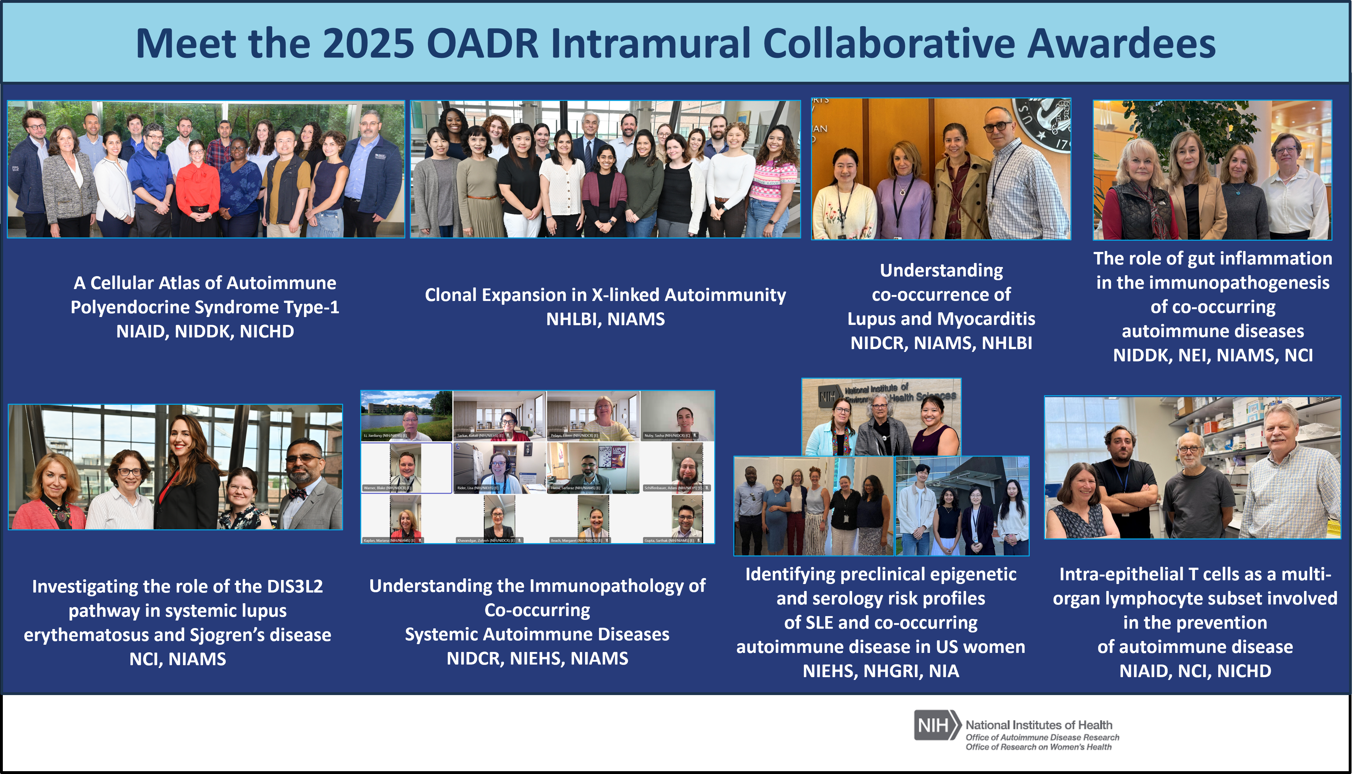 FY25 OADR Intramural Collaborative Awardees