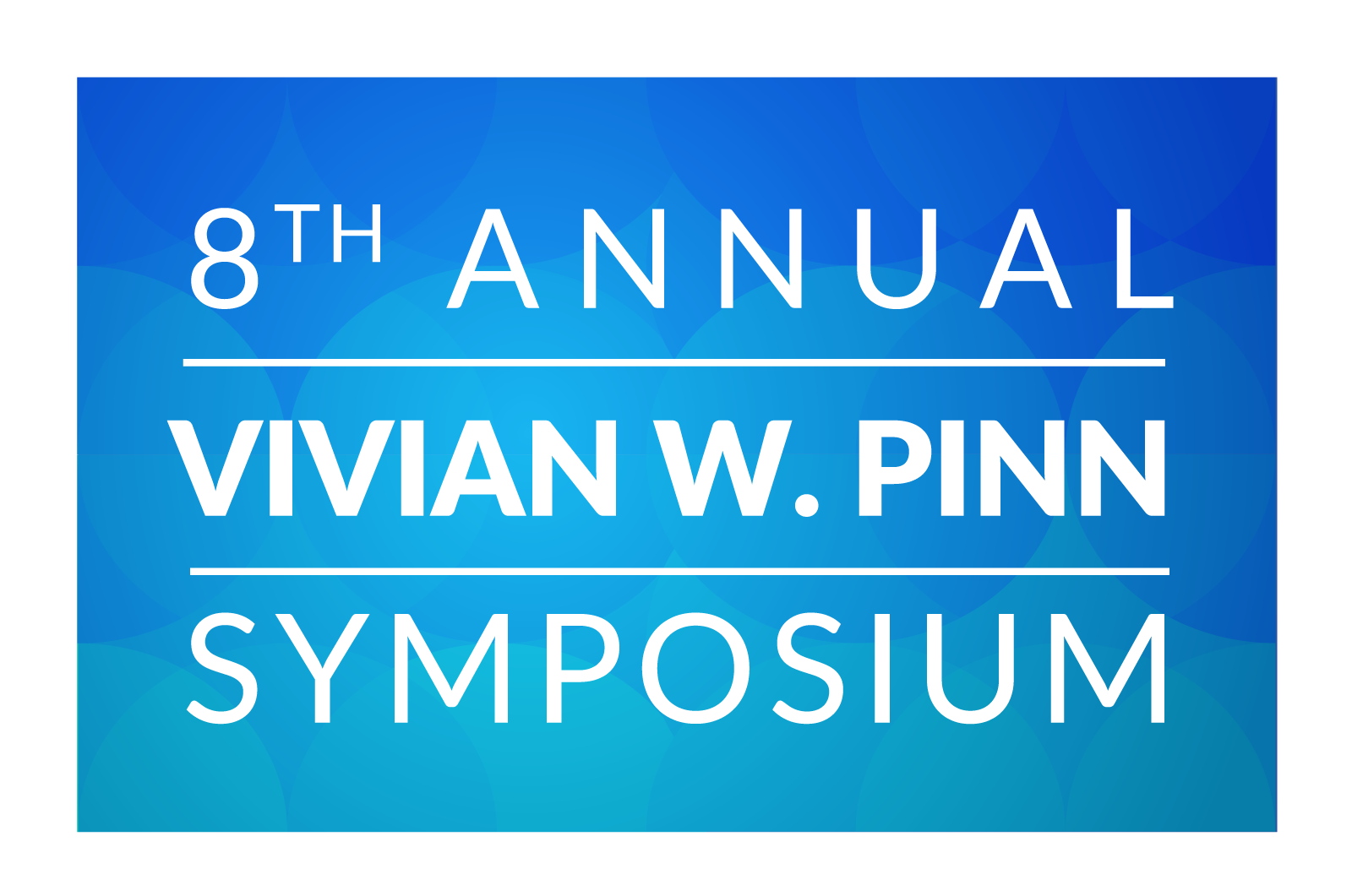 8th Annual Vivian W. Pinn Symposium graphic identifier