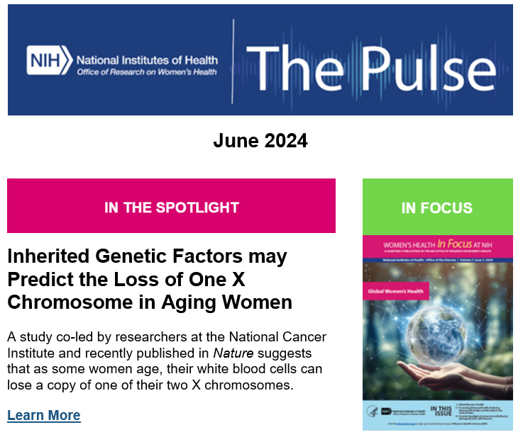 Graphic that shows The Pulse Newsletter for June 2024