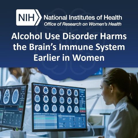 Alcohol Use Disorder Yale Brain Study Image featuring researcher looking at brain scans