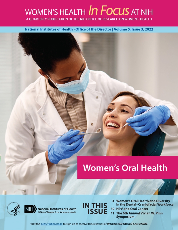 Cover of Volume 5, Issue 3, of Women's Health in Focus at NIH Quarterly Publication.