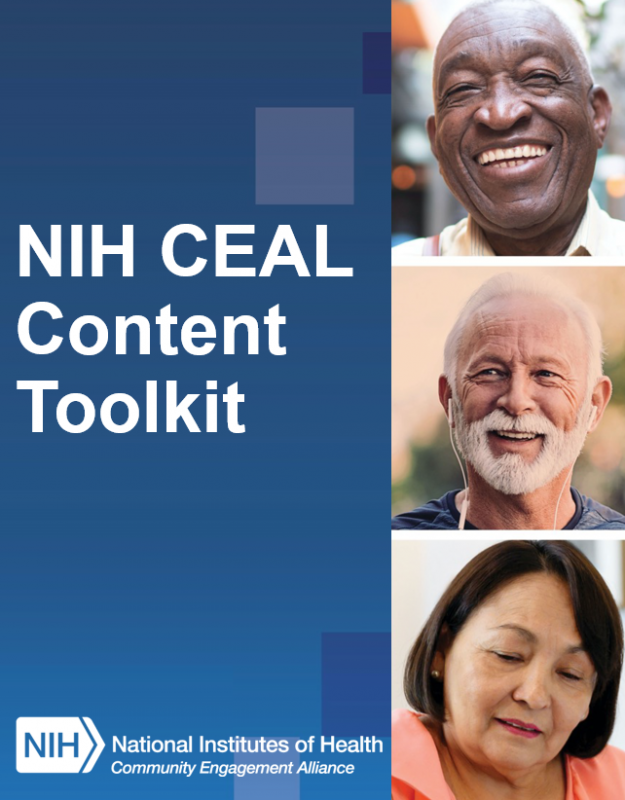 NIH CEAL Content Toolkit cover image.